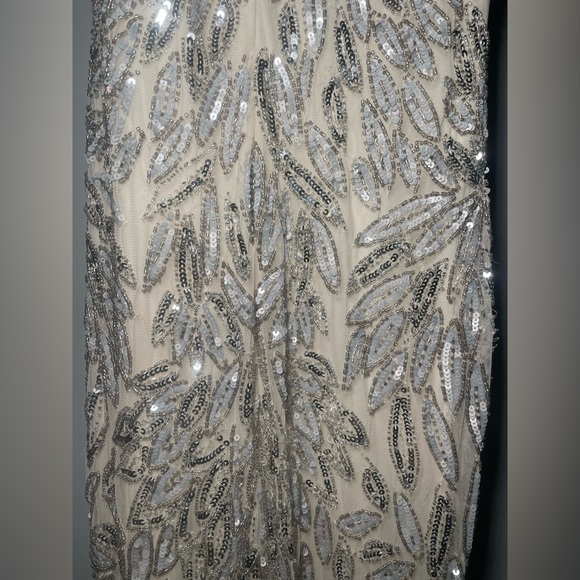 Mac Duggal 5107 Embellished Gold Leaf Long Evening Gown - Picture 14 of 16